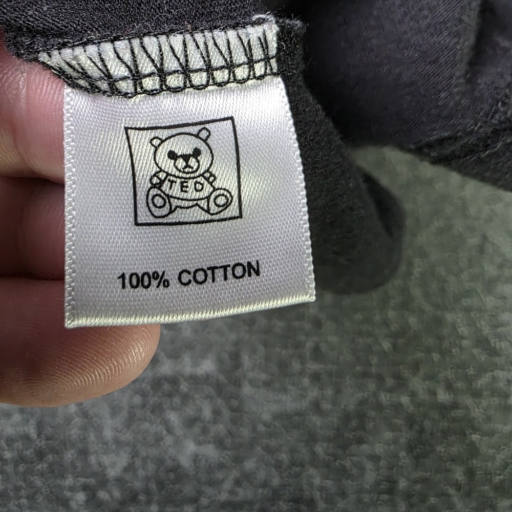 Teddy Fresh Colorful Filth Head Shirt Adult XXL 2XL Black Embroidered Logo Bear - Picture 7 of 10
